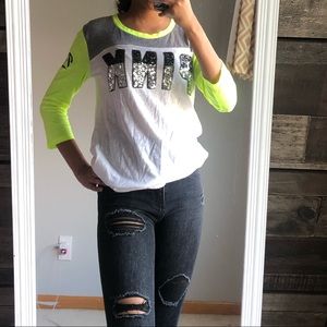 PINK Crew neck long sleeve